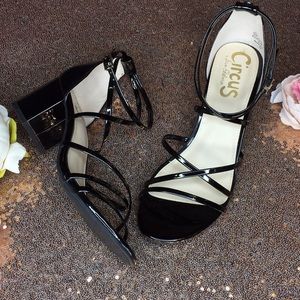 Circus by Sam Edelman Black Strappy Heels
